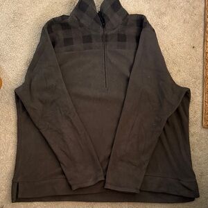 Old Navy Black Quarter-Zip Sweatshirt